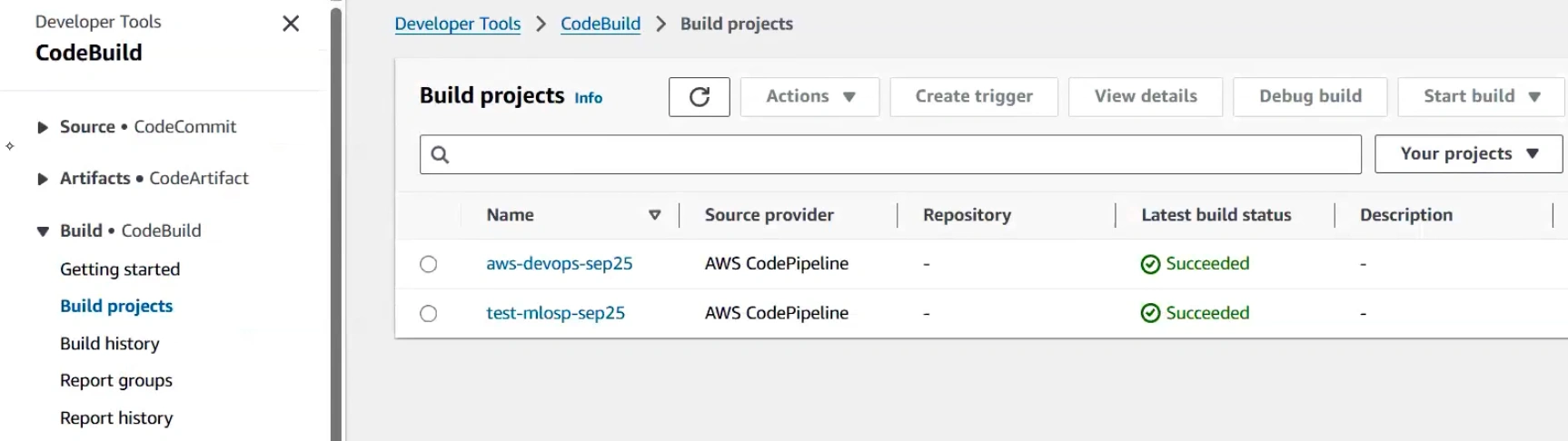 AWS build