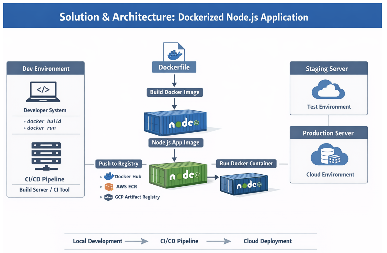 Docker Containerization Architecture Diagram